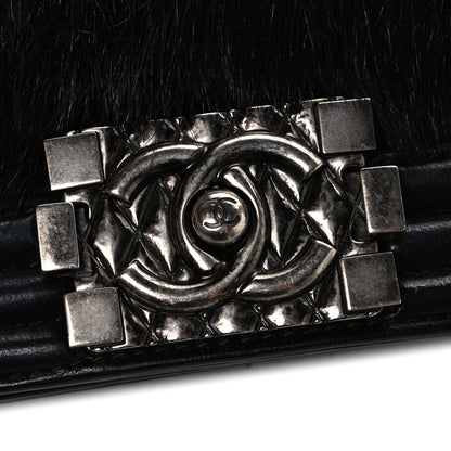 Chanel Goat Hair Medium Celtic Boy Flap Black 11 of 11