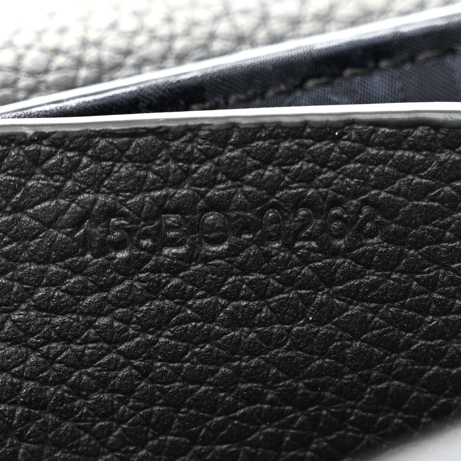 Christian Dior Grained Calfskin Saddle Messenger Bag With Strap Black 6 of 12