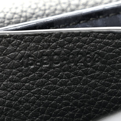 Christian Dior Grained Calfskin Saddle Messenger Bag With Strap Black 6 of 12
