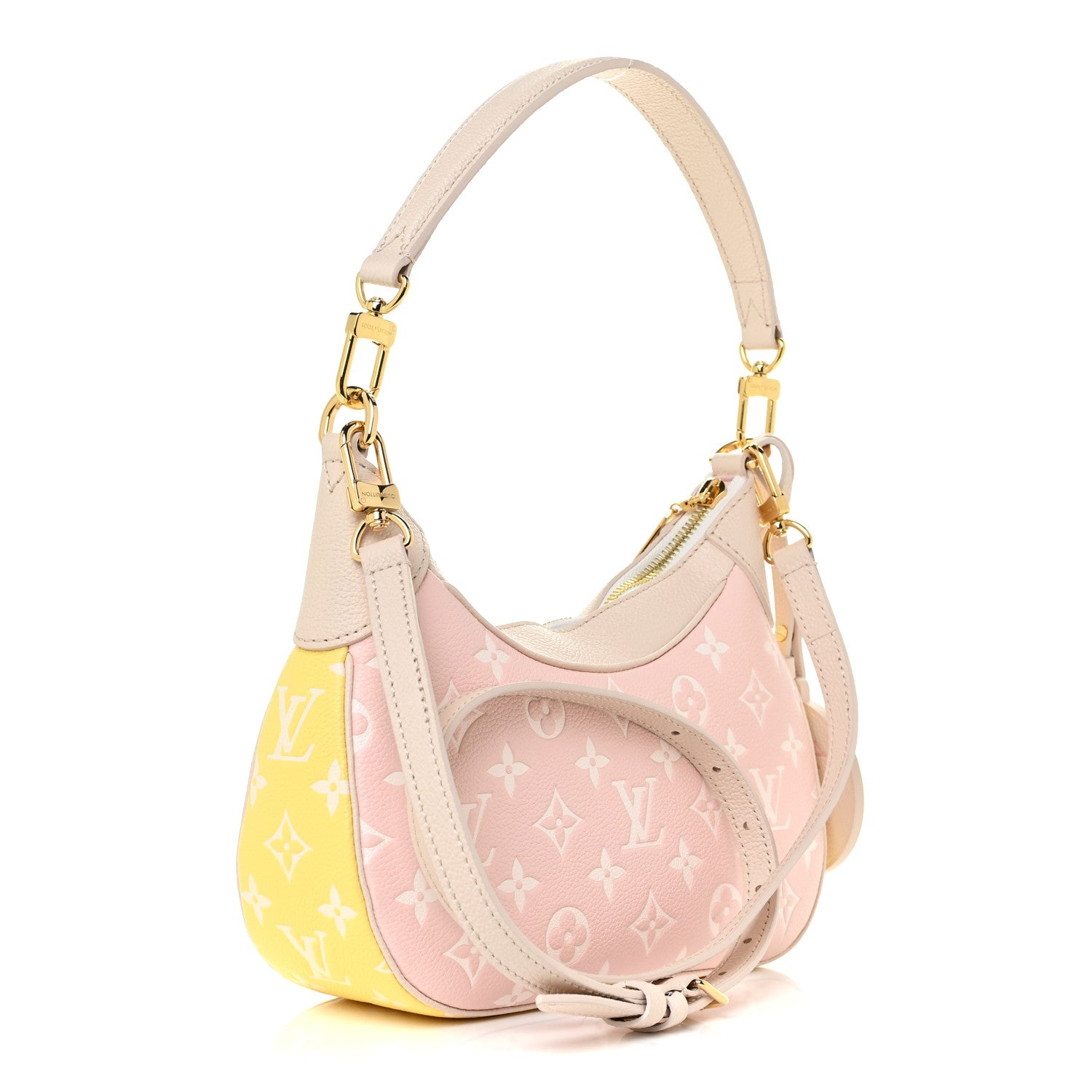 Louis Vuitton Empreinte Monogram Spring in the City Bagatelle NM Pink Beige Yellow 3 of 10