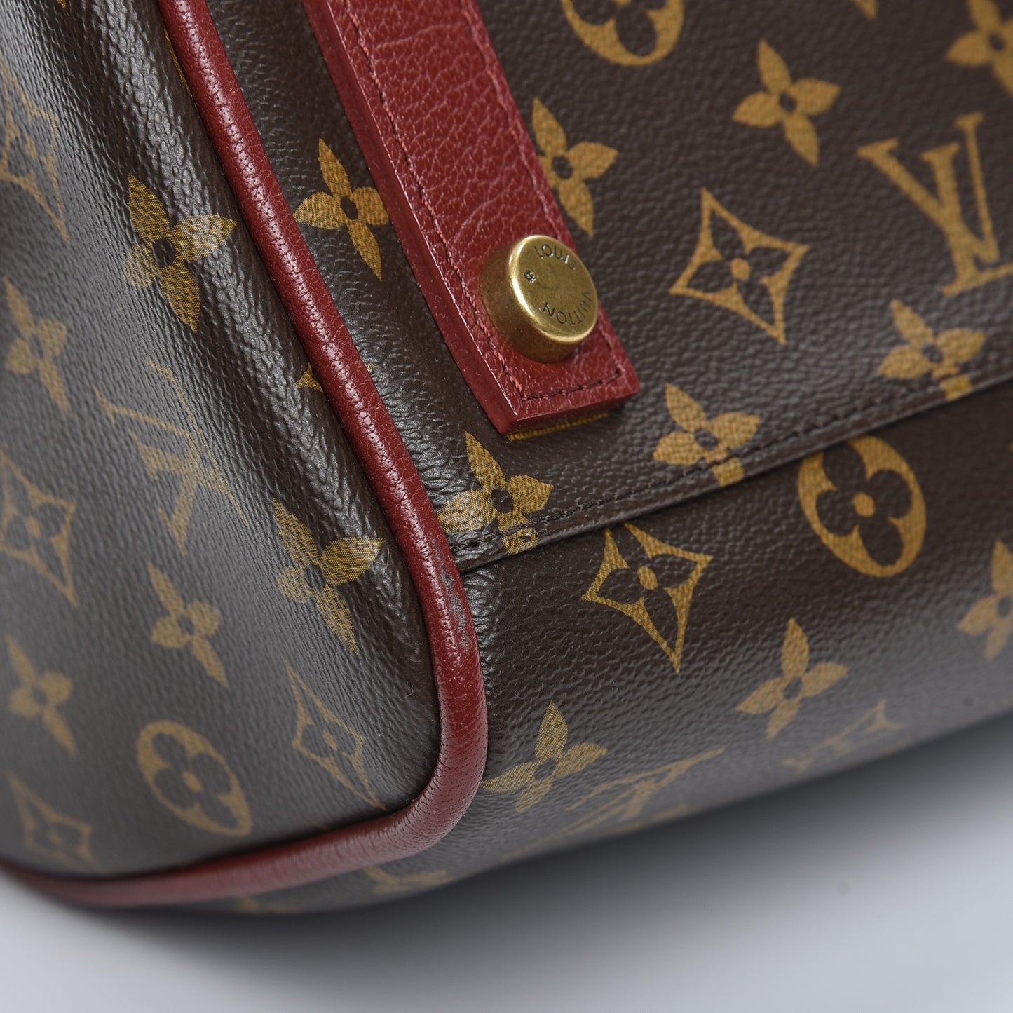 Monogram Golden Arrow Speedy Burgundy