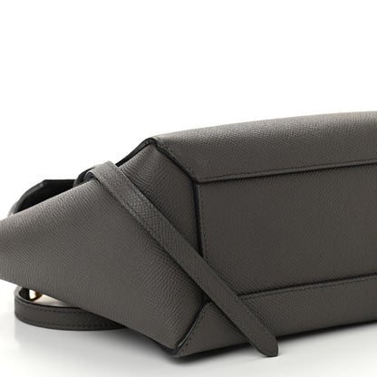 Celine Grained Calfskin Nano Belt Bag Grey 8 of 9