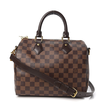 Louis Vuitton Damier Ebene Speedy Bandouliere 25 1 of 10