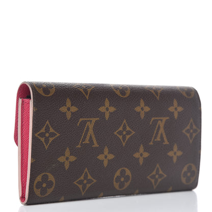 Louis Vuitton Monogram Bloom Flower Emilie Wallet 3 of 13