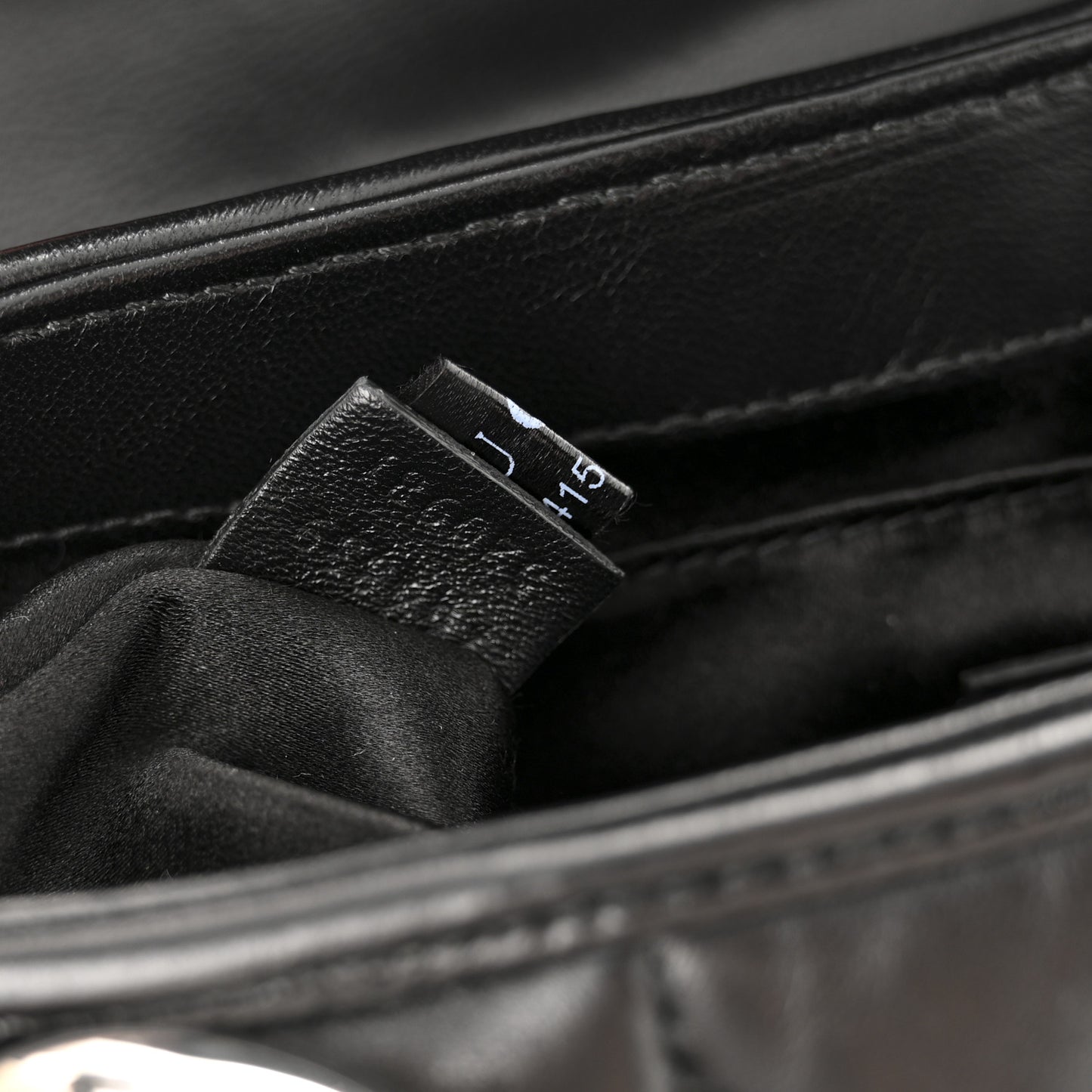 Nappa Vertical Matelasse Small Maxi Horsebit Chain Shoulder Bag Black
