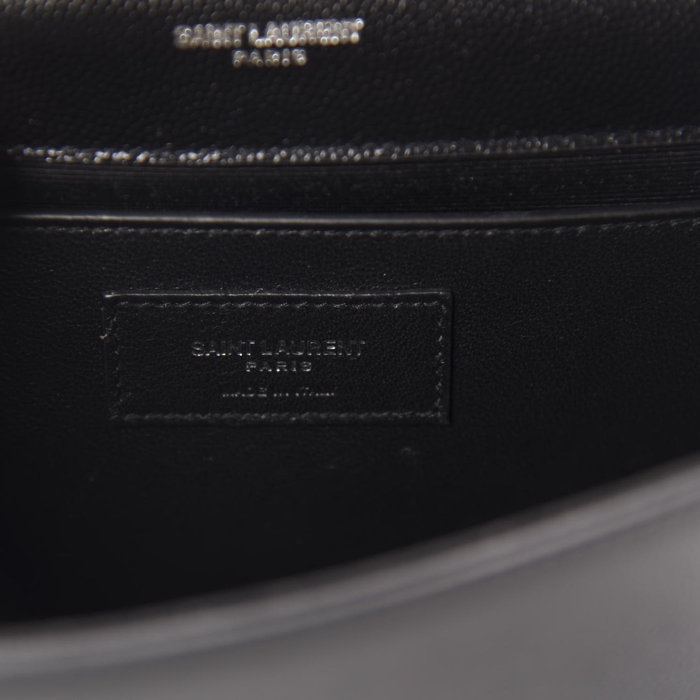 Grain De Poudre Small Monogram Kate Satchel Black