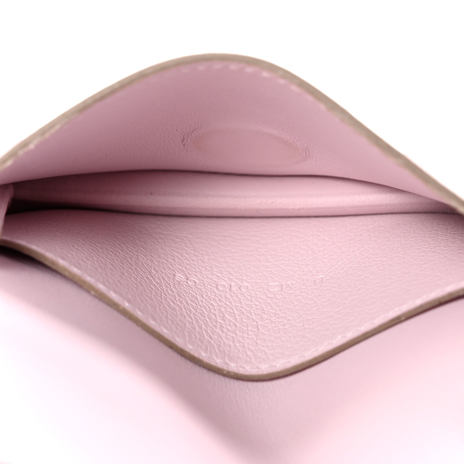 Hermes Evercolor Dogon Card Case Mauve Pale 5 of 8