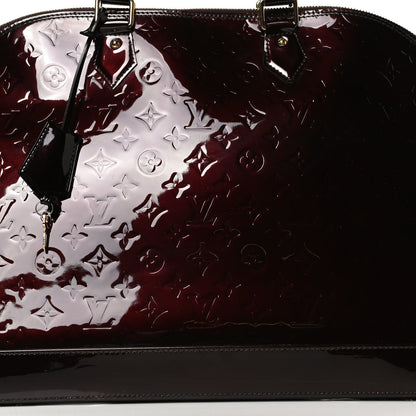 Louis Vuitton Vernis Alma GM XL Amarante 6 of 10