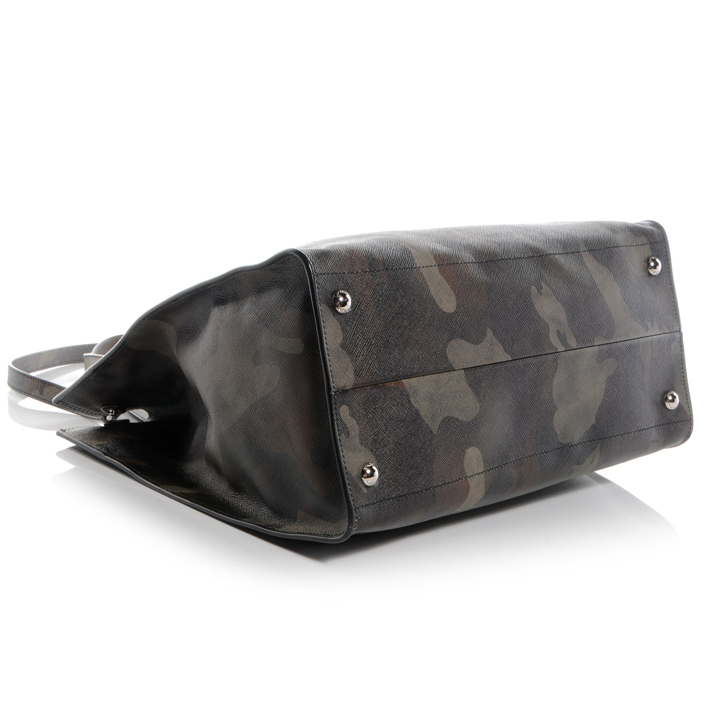 Saffiano Soft Camouflage Military Tote Mimetico