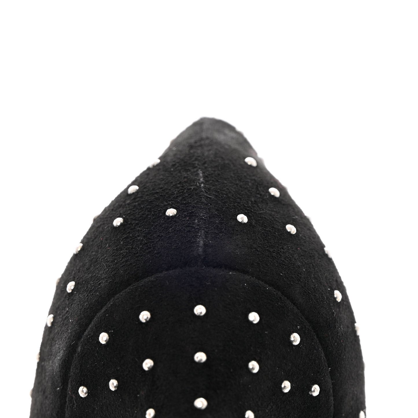 Veau Velours Studded Hot Chick 100 Pumps 38 Black Silver