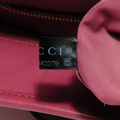 Gucci Imprime Monogram Medium Zippered Shopping Tote Vintage Rose 9 of 9