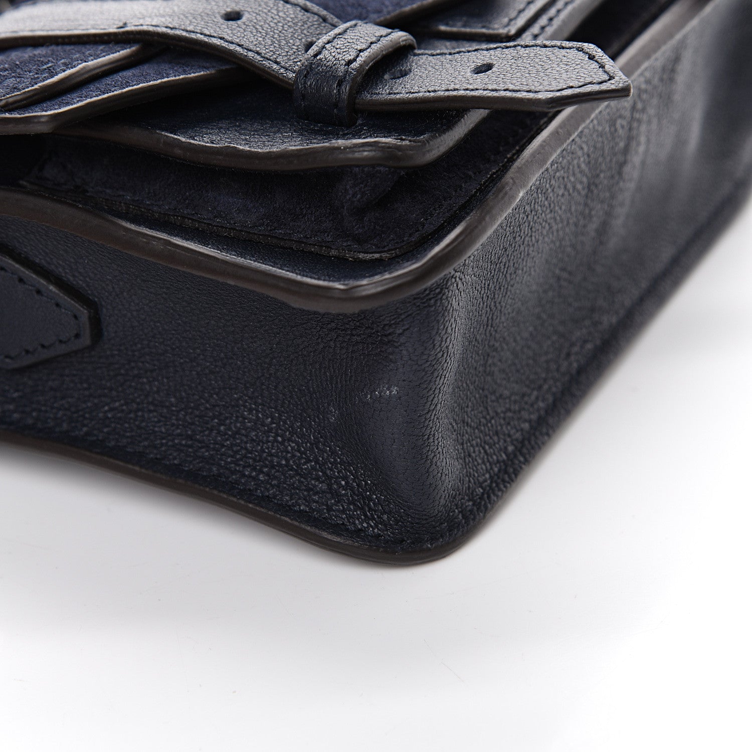 Proenza Schouler Suede Micro PS1 Satchel Dark Navy 12 of 12