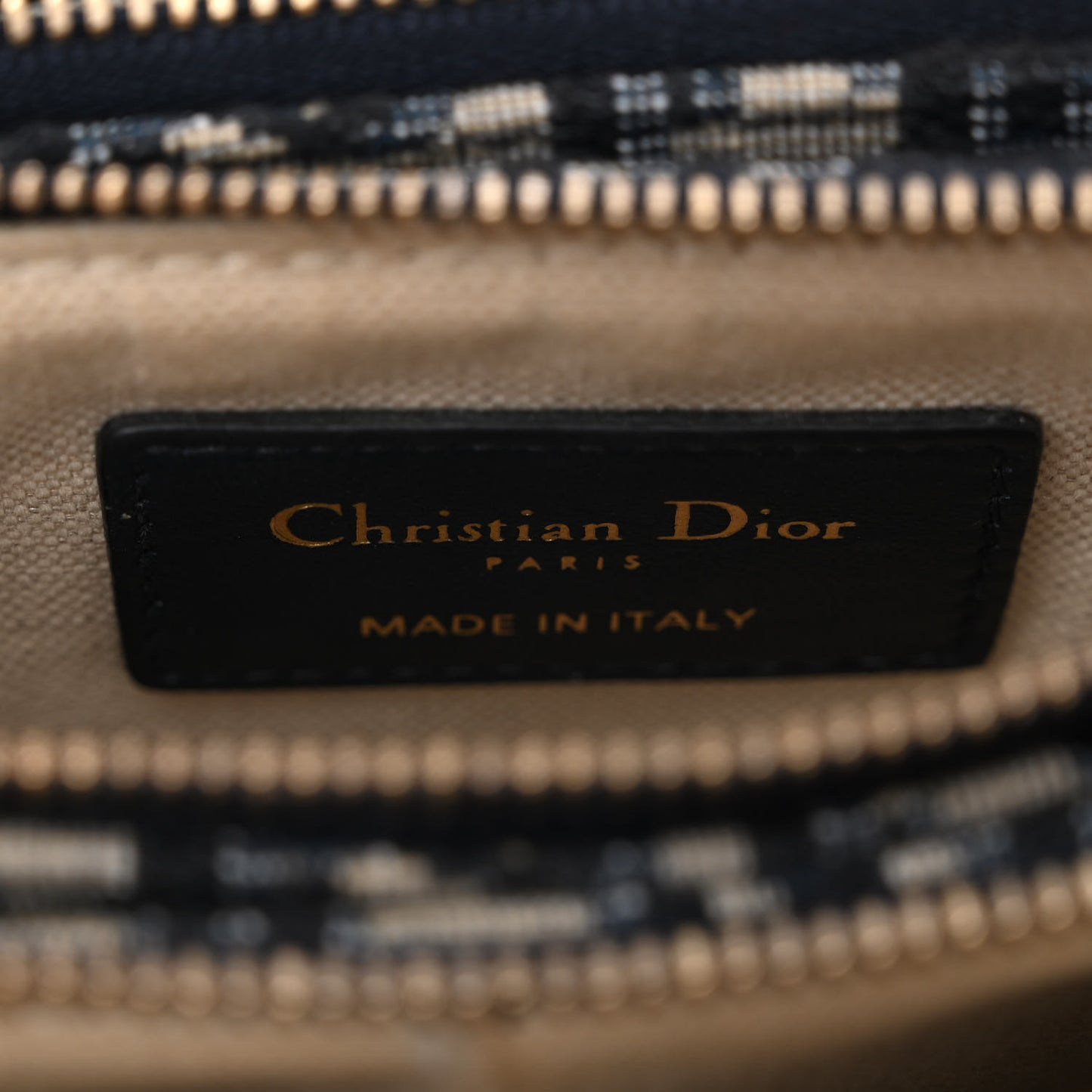 Oblique Saddle Pouch With Strap Navy Blue