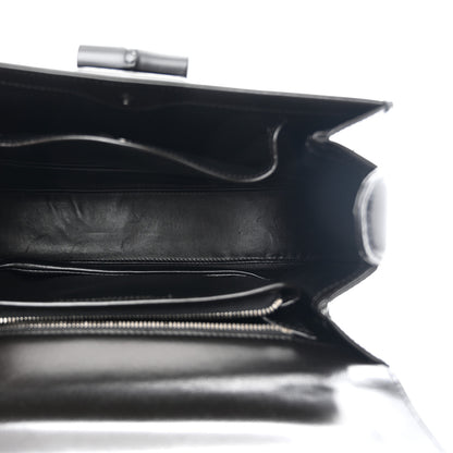 Gucci Boarded Dyana Lux Calfskin Web Monochrome Medium Bamboo 1947 Top Handle Bag Black 6 of 10