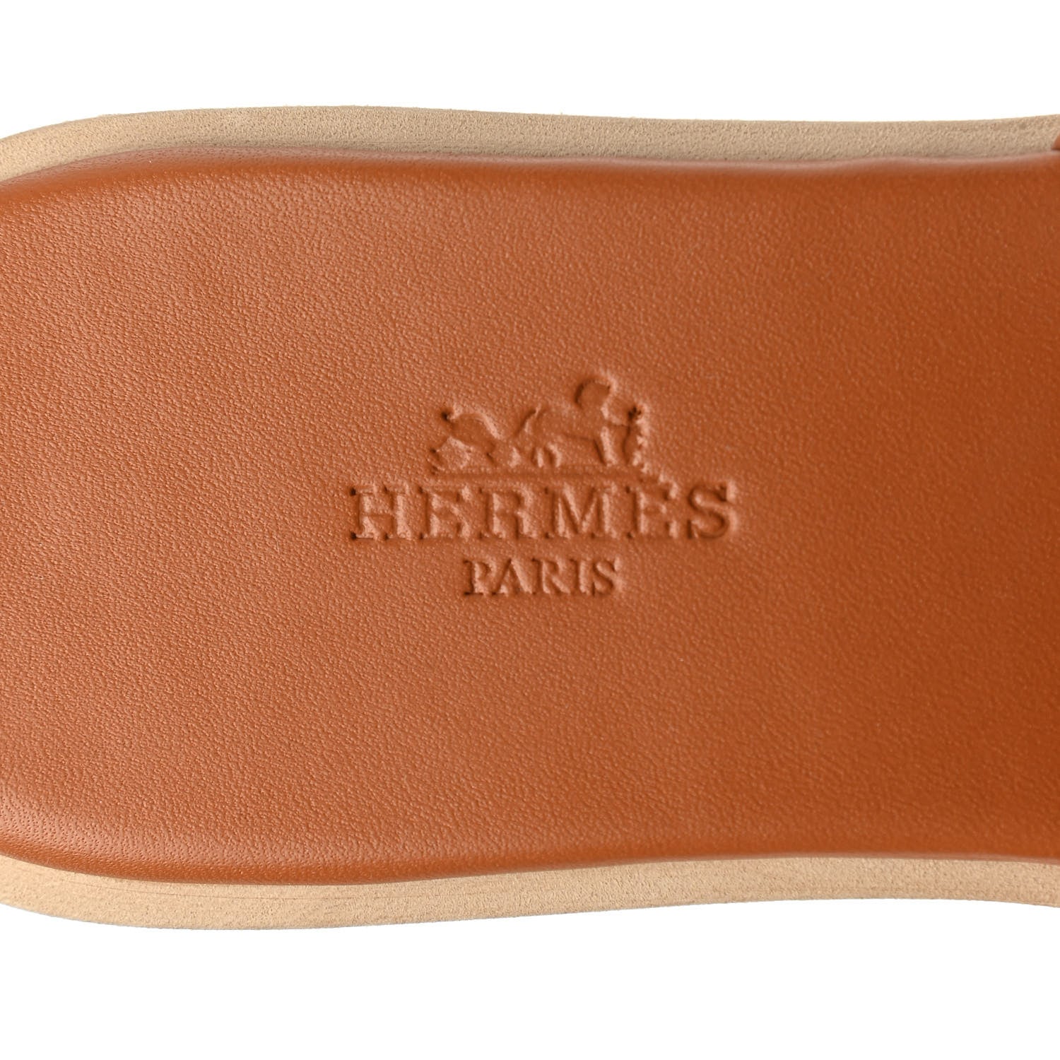 Hermes Calfskin Cork Eze 30 Sandals 37 Marron Glaise 7 of 9