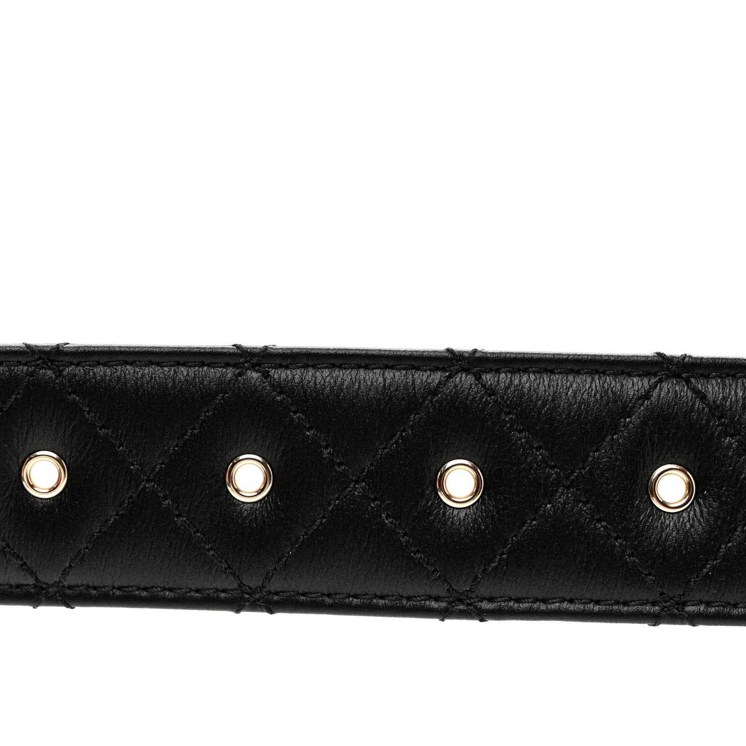 Chanel Calfskin Quilted CC Chain Belt 85 34 Black 4 of 7
