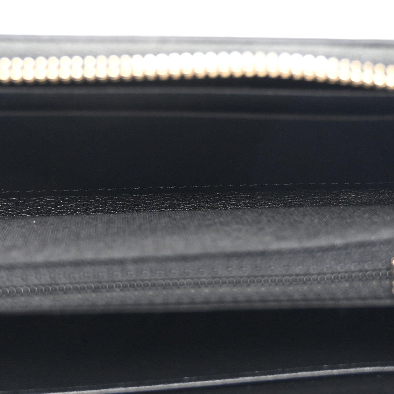 Chanel Caviar Quilted Medium Filigree Zip Around Wallet Black 5 of 8