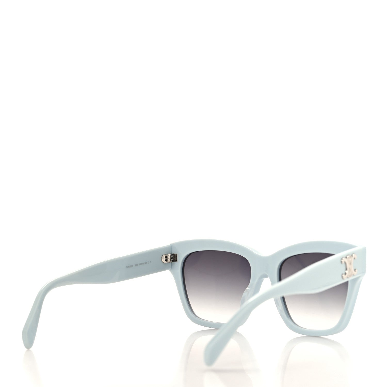 Celine Acetate Triomphe Sunglasses CL 40253I Light Blue 4 of 7