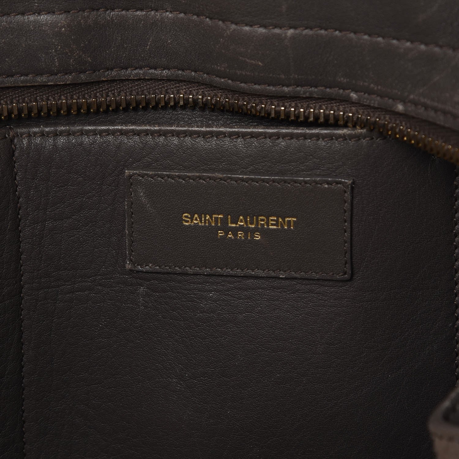 Saint Laurent Calfskin Small Classic Y Cabas Grey 7 of 24