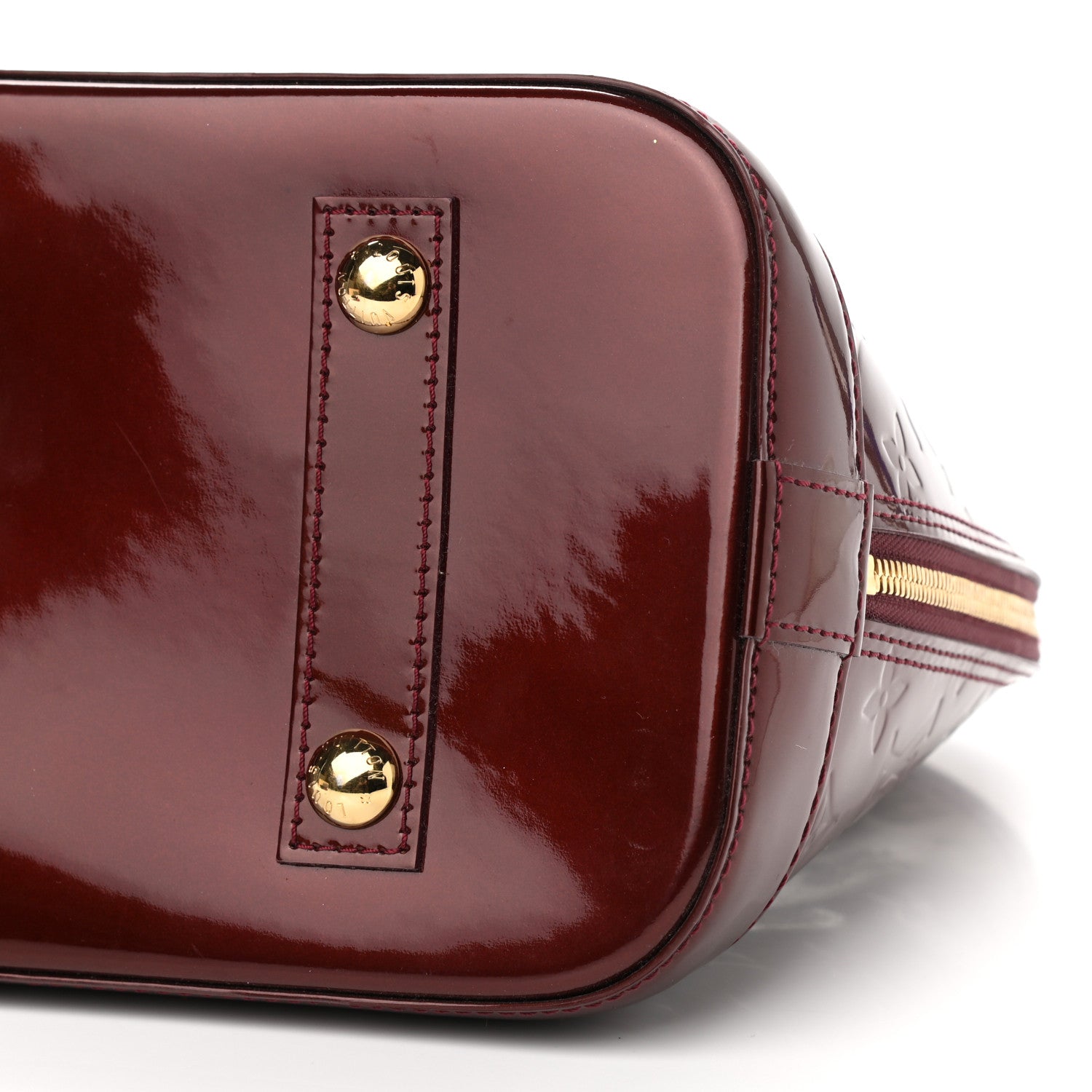 Louis Vuitton Vernis Alma PM Rouge Fauviste 9 of 9