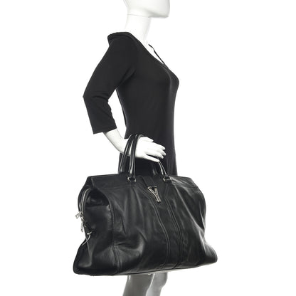 Saint Laurent Sheepskin Large Cabas ChYc Black 2 of 16