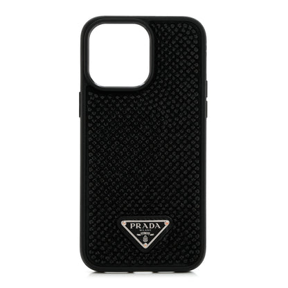 Prada Satin Crystal iPhone 14 Pro Max Case Cristal 1 of 6