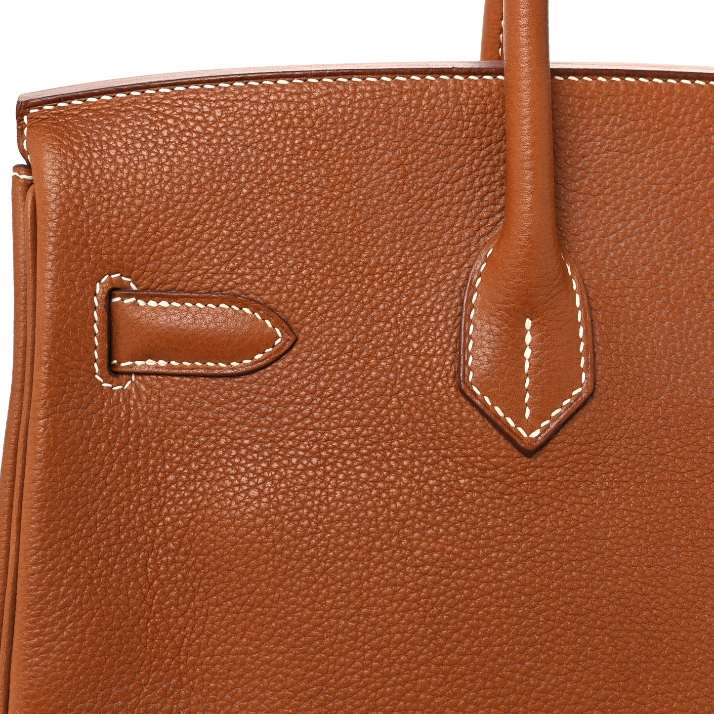 Natural Barenia Faubourg Birkin 35 Fauve