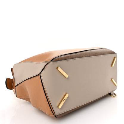 Loewe Calfskin Medium Puzzle Bag Warm Desert Mink 4 of 9