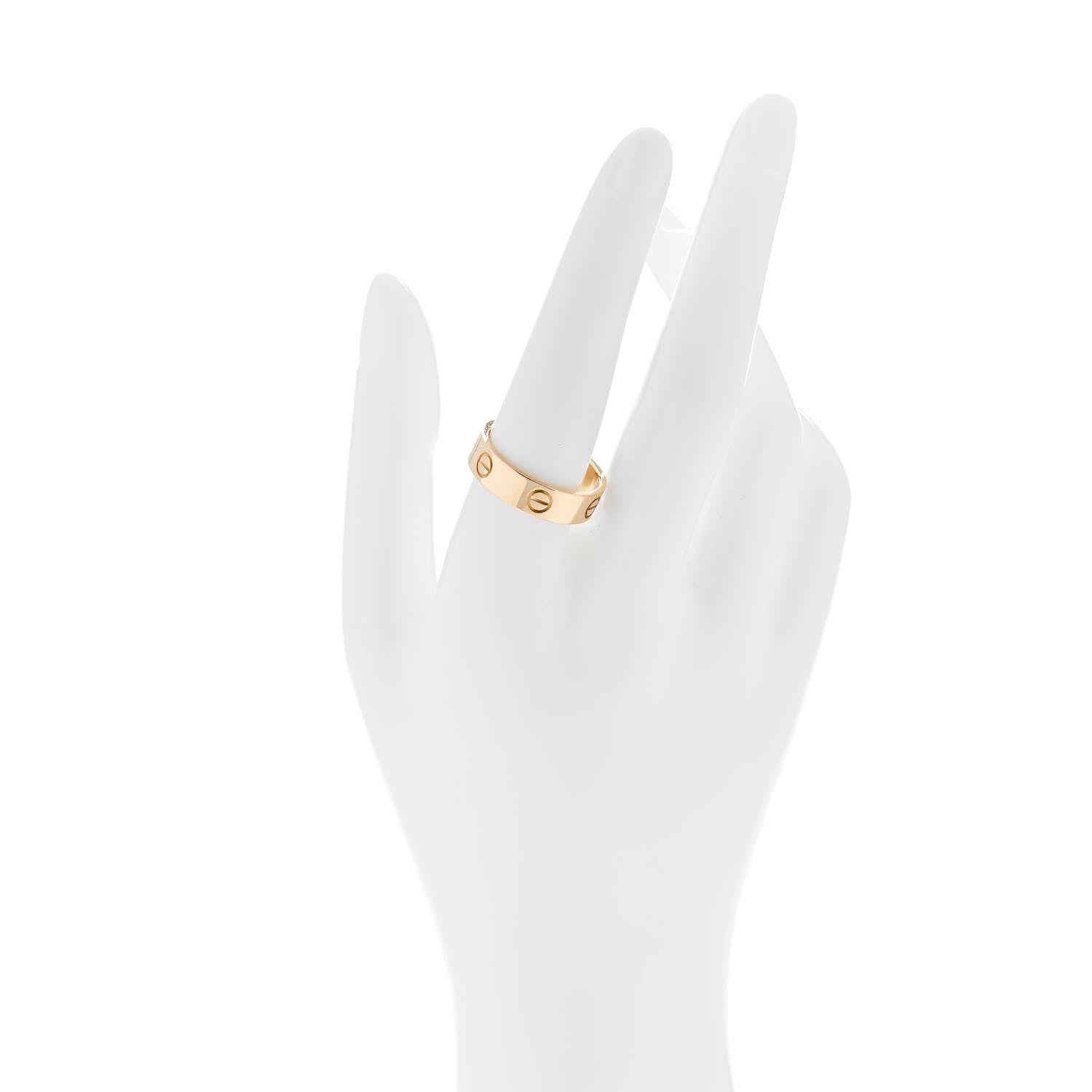 Cartier 18K Yellow Gold 5.5mm LOVE Ring 59 8.75 2 of 5