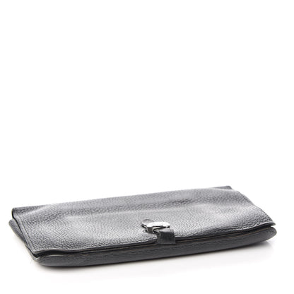 Hermes Togo Dogon Duo Wallet Black 4 of 13