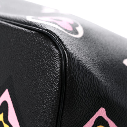 Louis Vuitton Monogram Giant Wild At Heart Neverfull MM Black 9 of 12
