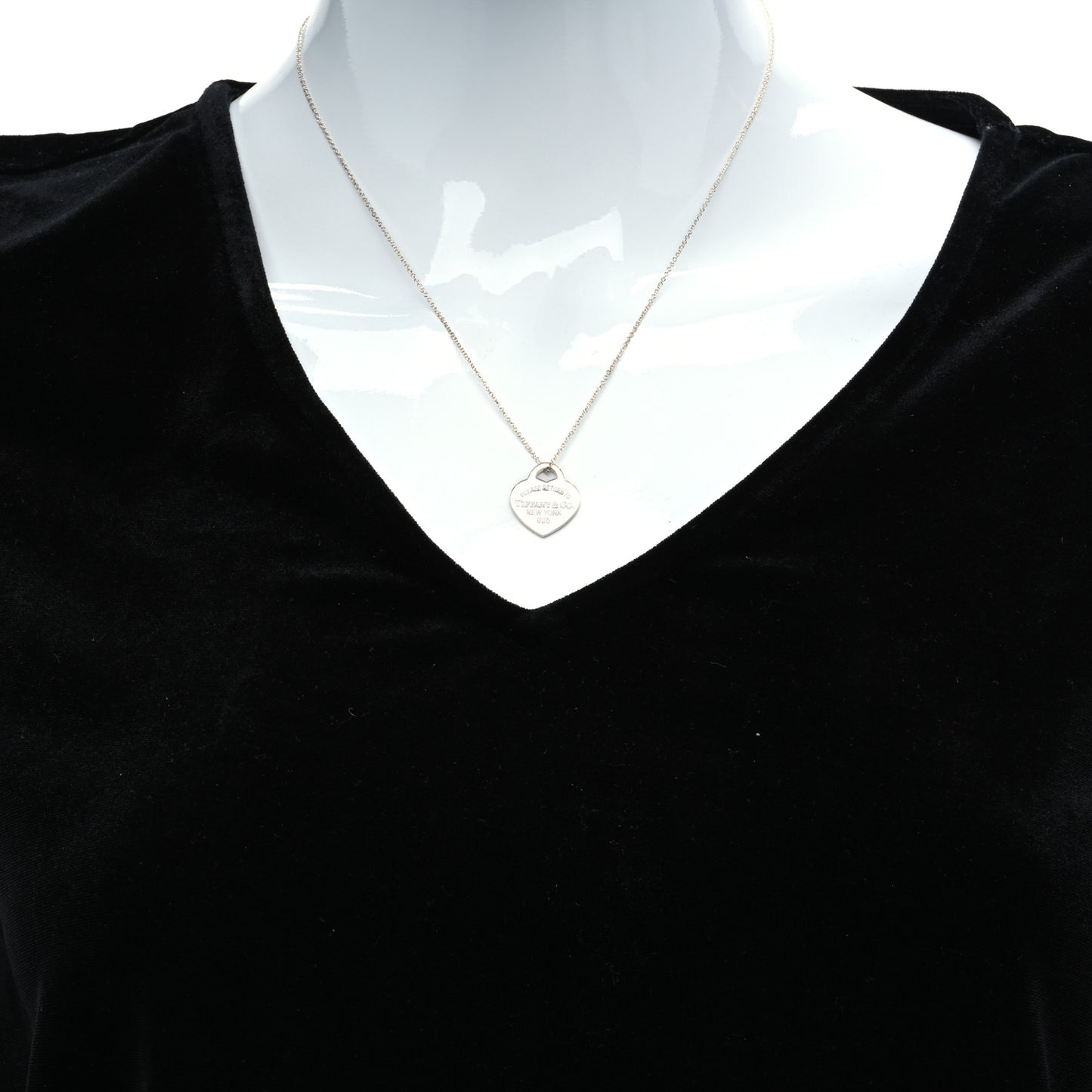 Sterling Silver Small Return to Tiffany Heart Pendant Necklace