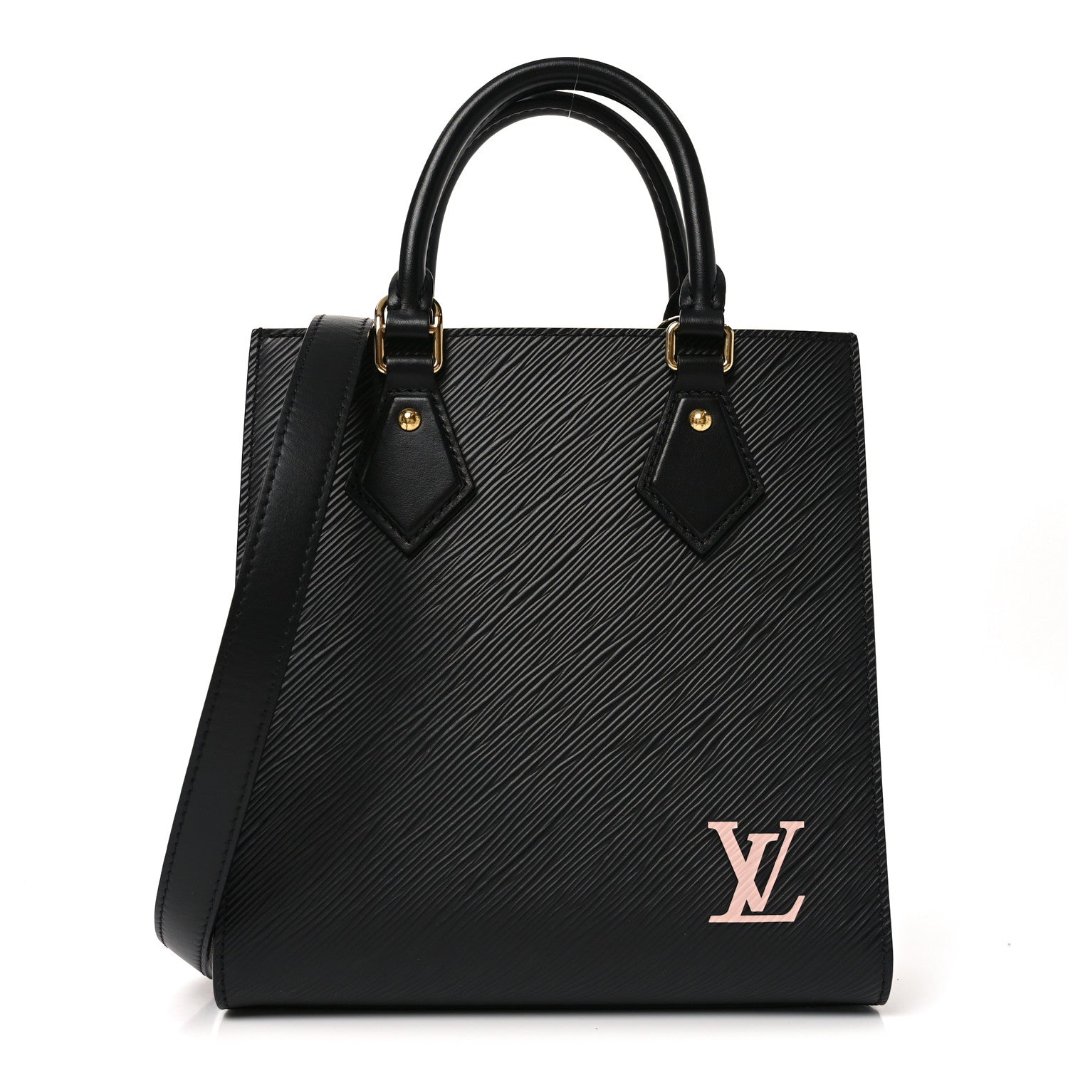 Louis Vuitton Epi Sac Plat BB Black 1 of 9