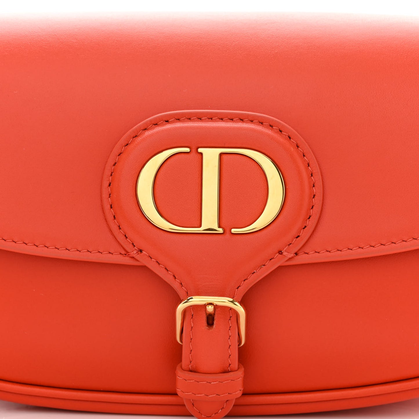 Box Calfskin East West Bobby Bag Orange