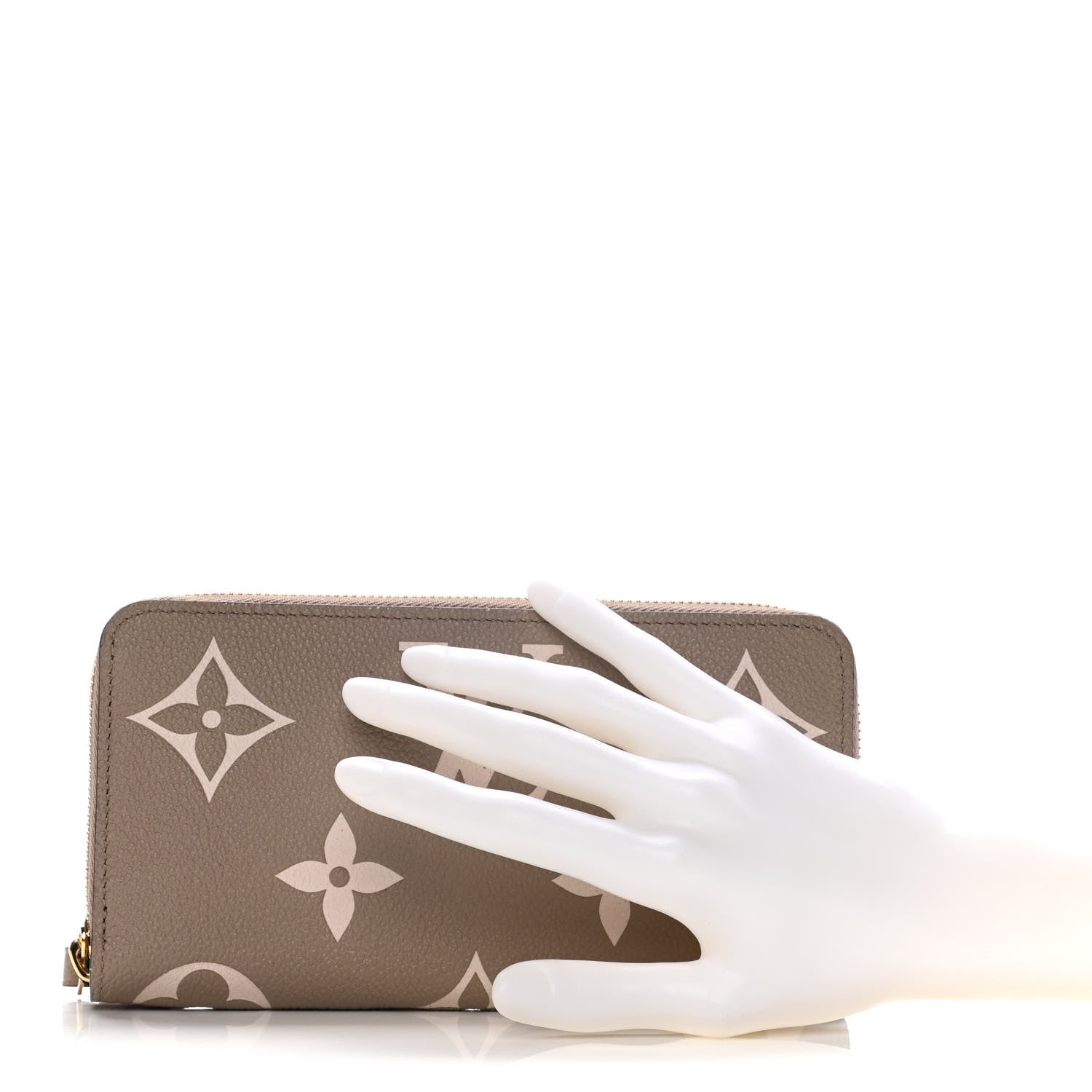 Louis Vuitton Empreinte Monogram Giant Zippy Wallet Tourterelle Creme 2 of 11