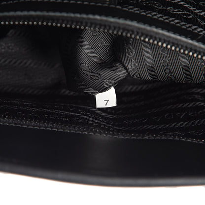 Prada City Calf Tessuto Nylon Shopping Tote Black 8 of 12
