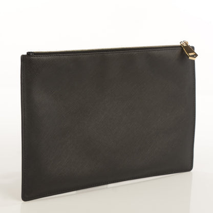 Givenchy Texutured Coated Canvas Rottweiler Print Medium Cosmetic Pouch Black 3 of 8