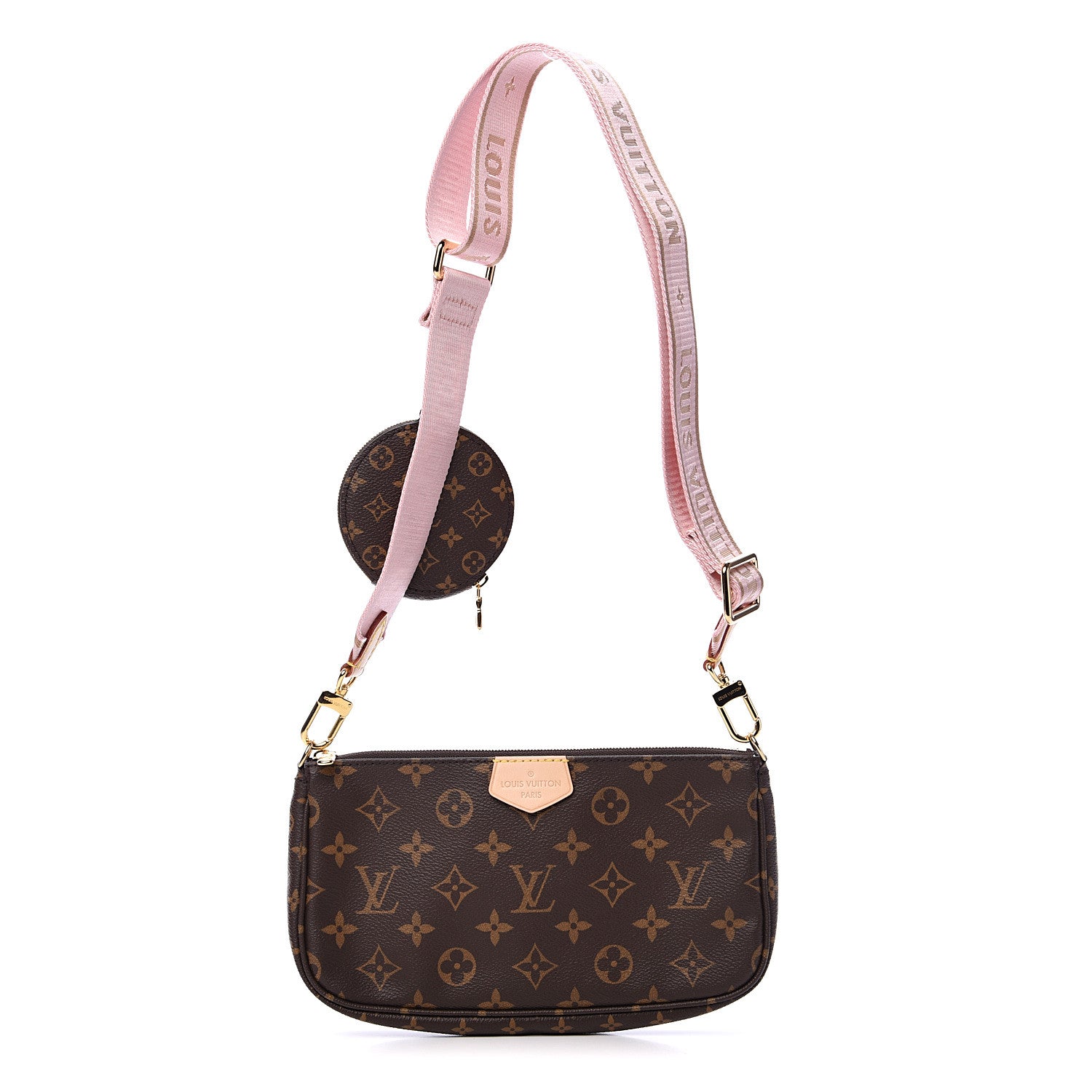 Louis Vuitton Monogram My LV World Tour Multi Pochette Accessories Rose Clair 1 of 11