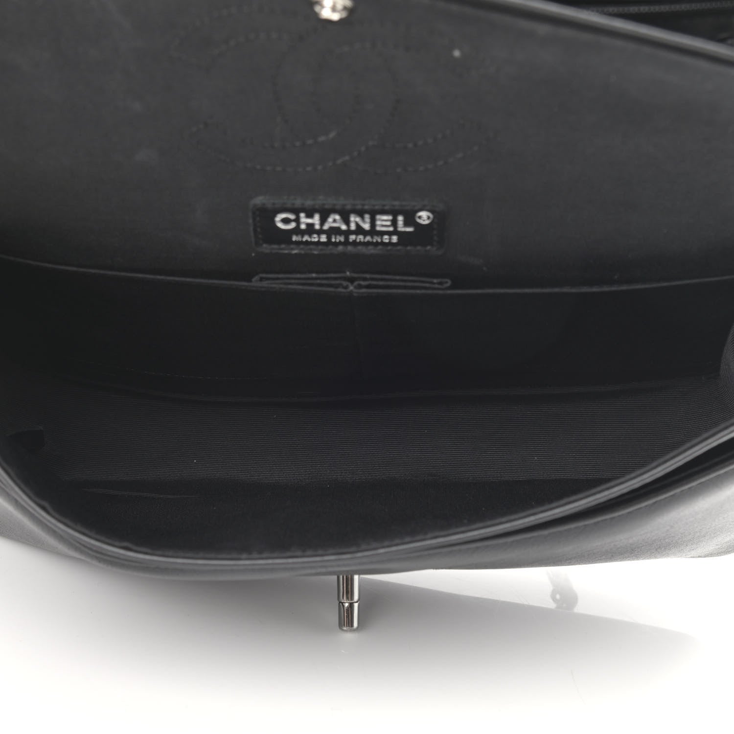 Chanel Calfskin Medium Classic Pure Double Flap Black 5 of 19
