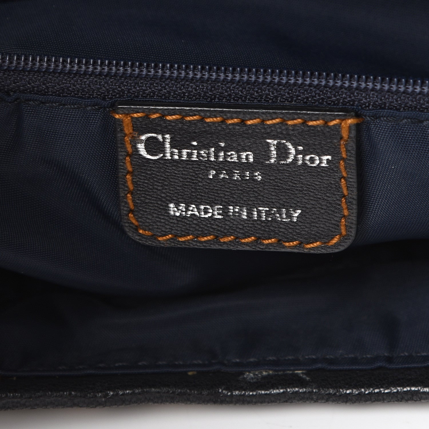 Christian Dior Monogram Traveler Shoulder Bag Navy 5 of 17