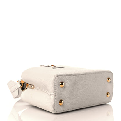 Louis Vuitton Taurillon Ayers Capucines Mini White Snow White 4 of 10