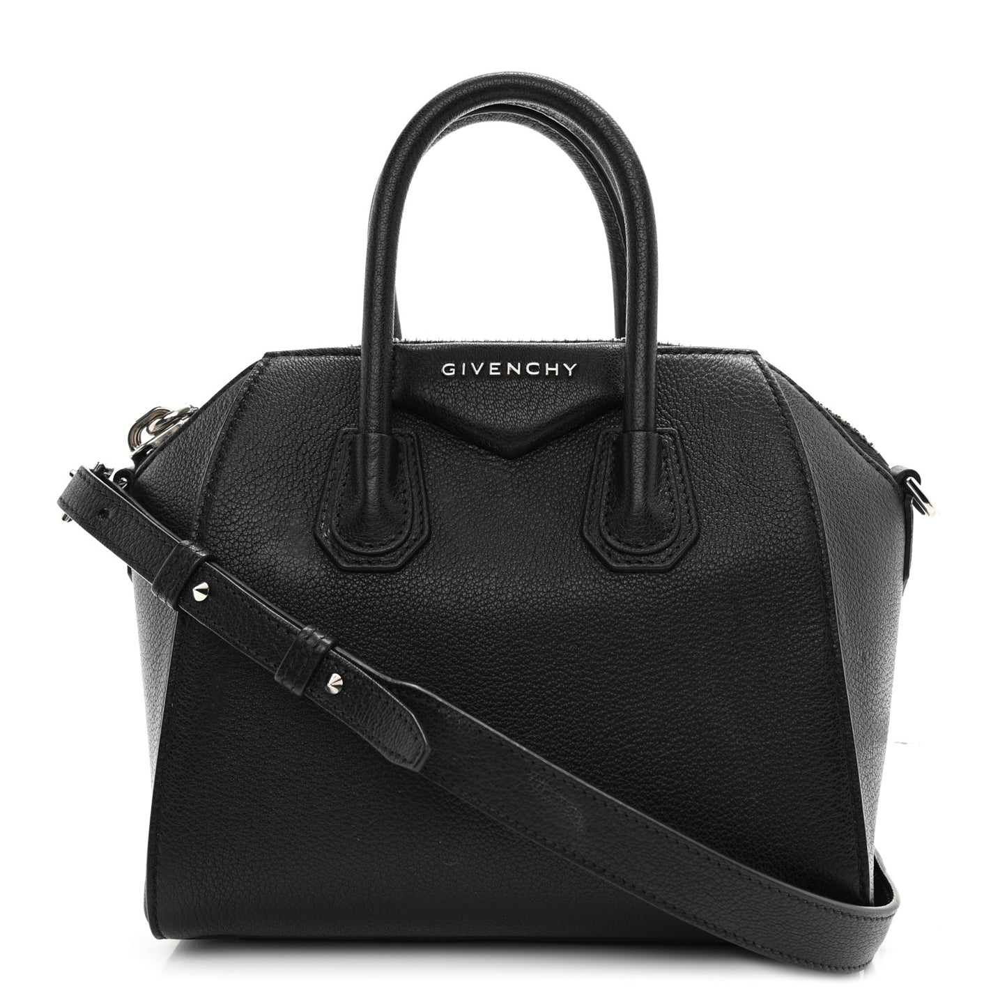 Sugar Goatskin Mini Antigona Black