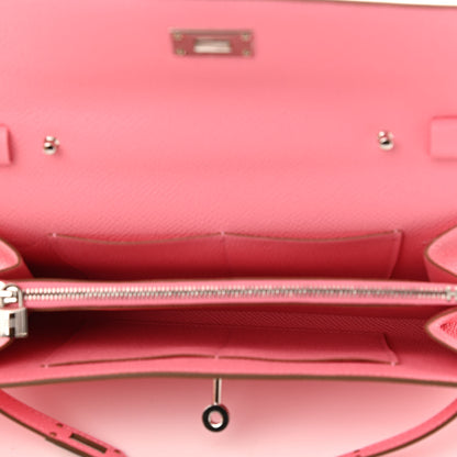Hermes Epsom Kelly Wallet To Go Rose Confetti 5 of 11