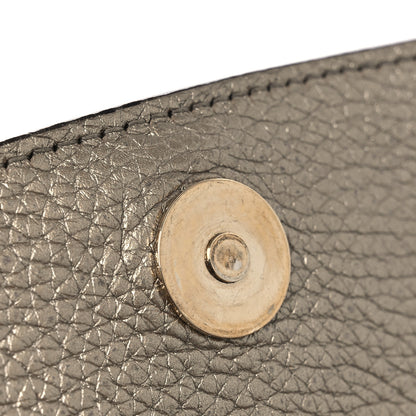 Gucci Metallic Pebbled Calfskin Medium Soho Flap Crossbody Golden Beige 13 of 13