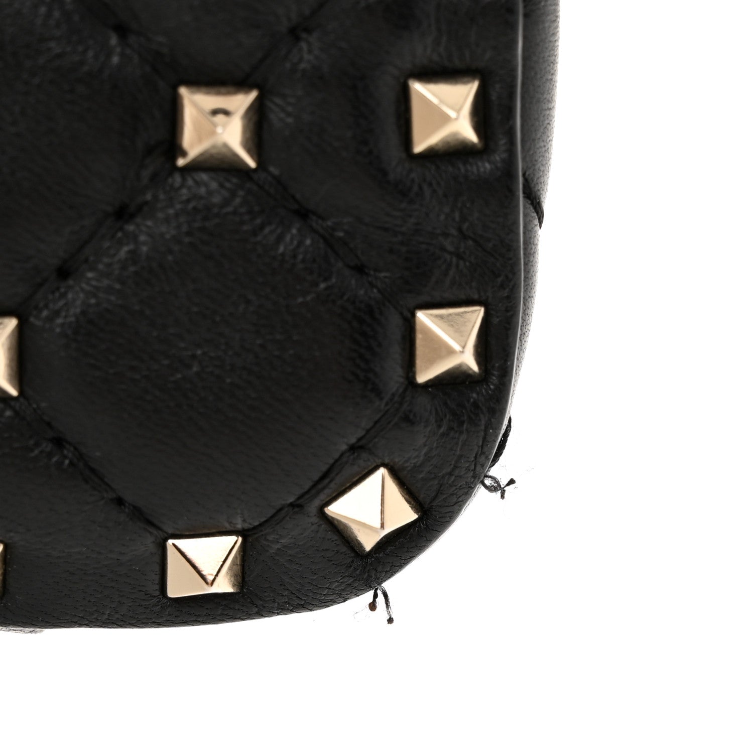 Valentino Garavani Lambskin Small Rockstud Spike Shoulder Bag Black 11 of 11