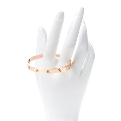Cartier 18K Pink Gold LOVE Bracelet 17 2 of 8