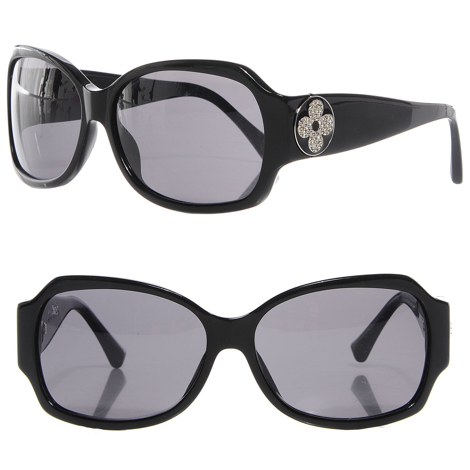 Louis Vuitton Ursula Strass Sunglasses Z0145E Black 1 of 5
