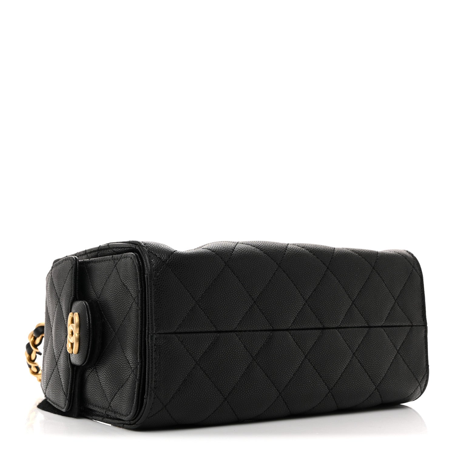 Chanel Caviar Quilted Mini Chanel 25 Handbag Black 4 of 11