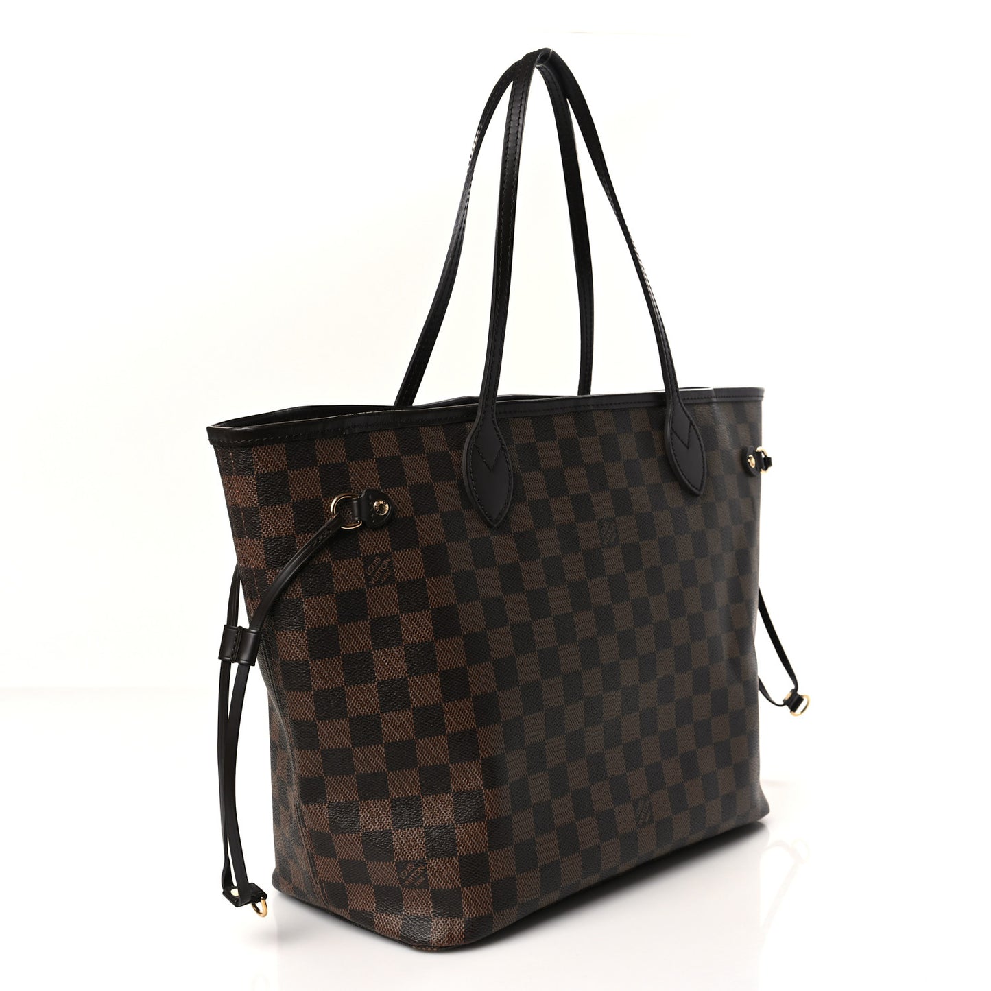 Damier Ebene Neo Neverfull MM Rose Ballerine