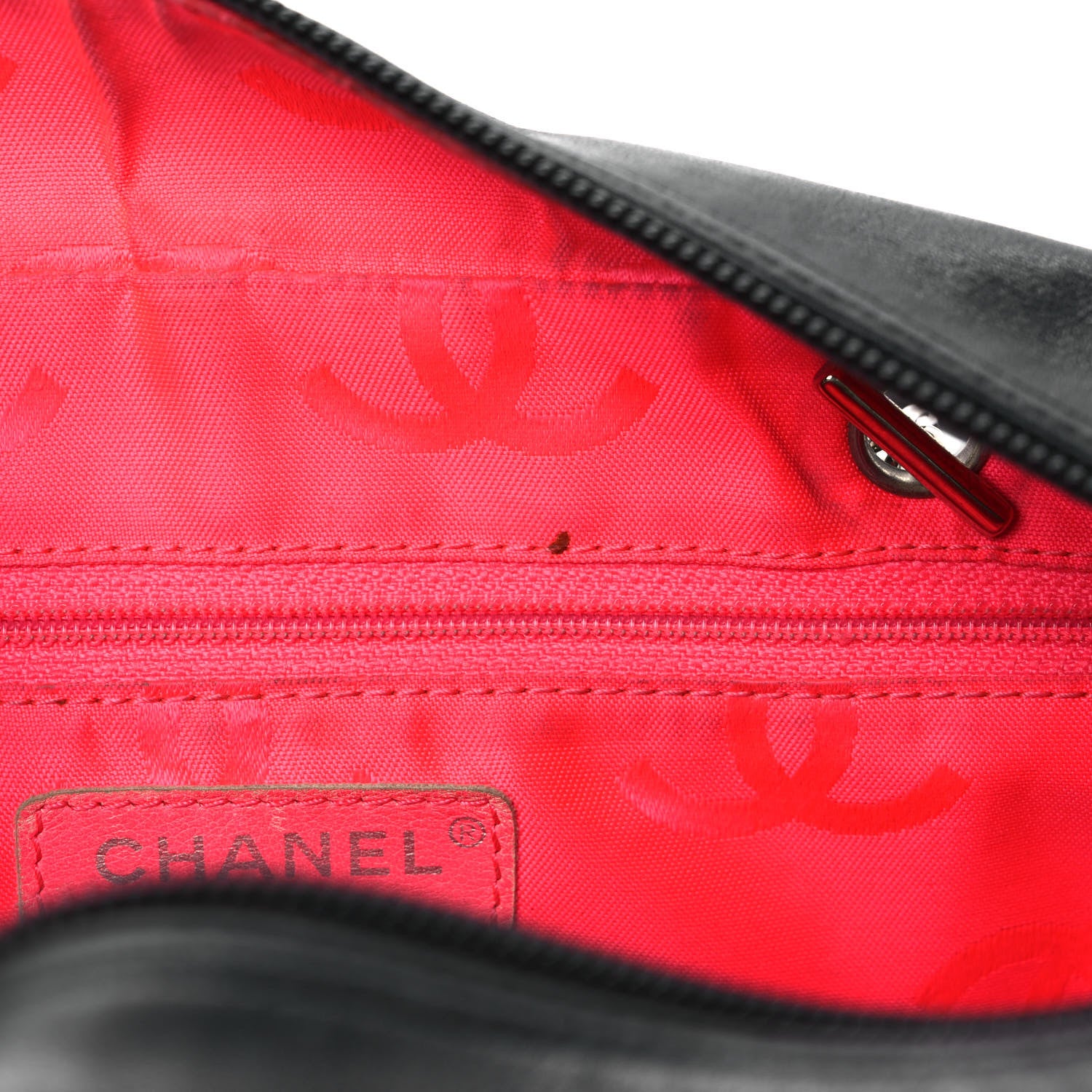 Chanel Calfskin Quilted Large Cambon Bowler Black 12 of 16
